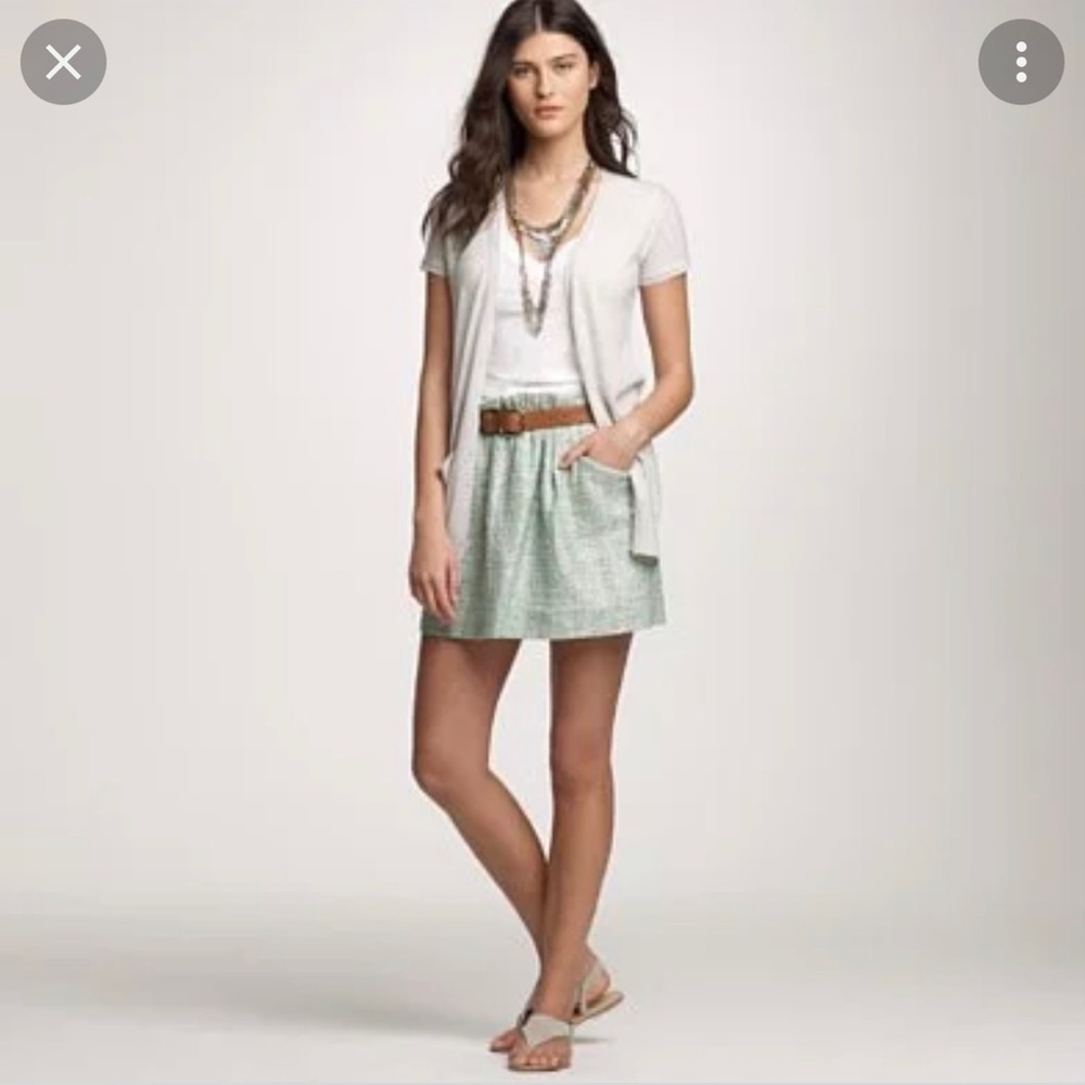 J.Crew surf tweed mini skirt